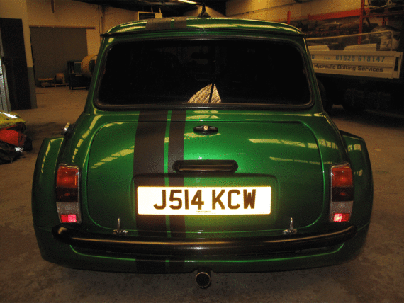 BAD Green Mini Cooper